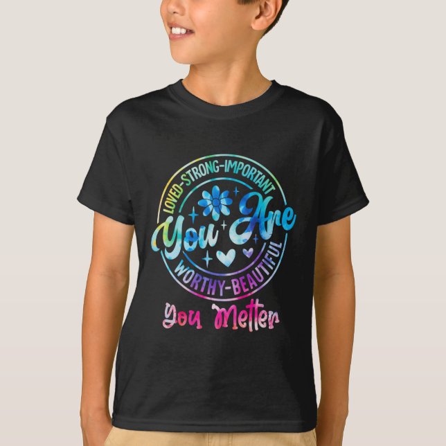 Camiseta Tinta Es Digno Problema De Salud Mental Consciente (Anverso)