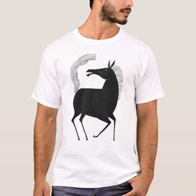 Camiseta Tinta Fantasía Conversando V01 CABALLO (Anverso)