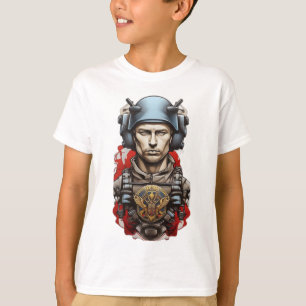 Camiseta Tinta guerrera: Tributo militar ucraniano a la cam
