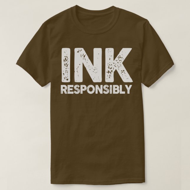 Camiseta Tinta responsable (Diseño del anverso)