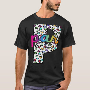Camiseta Tinte de Corbata Leopardo Para Squad Volver a la E