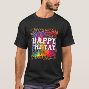 Camiseta tinte de nudo feliz vie yay maestro divertido es v