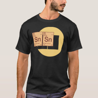 Camiseta Tintin/lata de la lata (en negro)