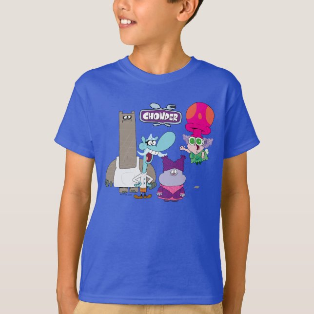 Camiseta Tintzel, Mung, Chowder y Truffles (Anverso)