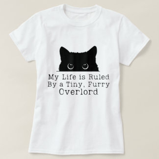 Camiseta Tiny Furry Overlord Cat Humor