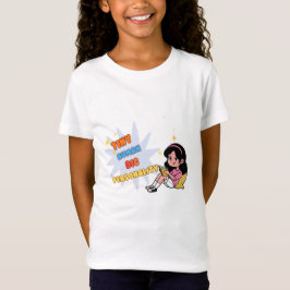 Camiseta Tiny Human Big Personality Funny Girls Kids