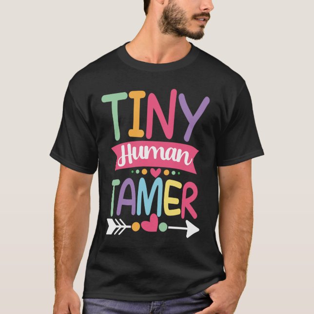 Camiseta Tiny Human Tamer (Anverso)