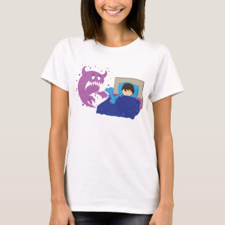 Camiseta Tiny Protector T-Rex Ladie's Fitted Long Sleeve