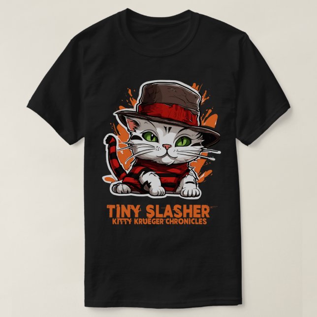 Camiseta Tiny Slasher Kitty Krueger (Diseño del anverso)