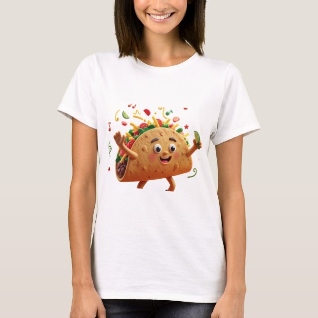Camiseta Tiny Yummy Clay World: Realistic Cute Food 3D Art  (Anverso)