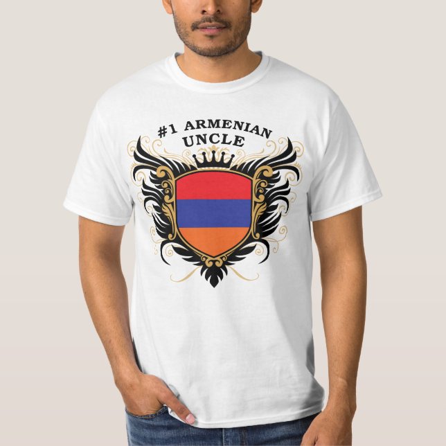 Camiseta Tío armenio del número uno (Anverso)