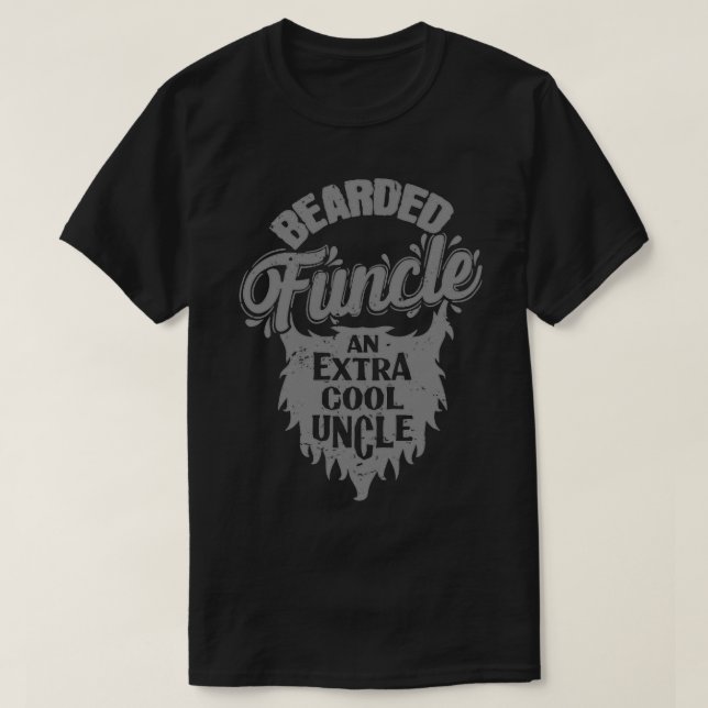 Camiseta Tío Bart Beared Funcle un tío extra genial (Diseño del anverso)