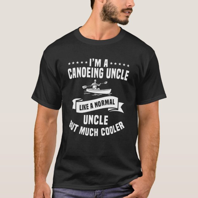 Camiseta Tío canoas Canoe Lake Paddler Rowing Sport Kay (Anverso)