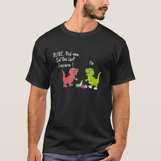 Camiseta Tío, Comiste El Último Chiste De Dinosaurios De Un (Anverso)