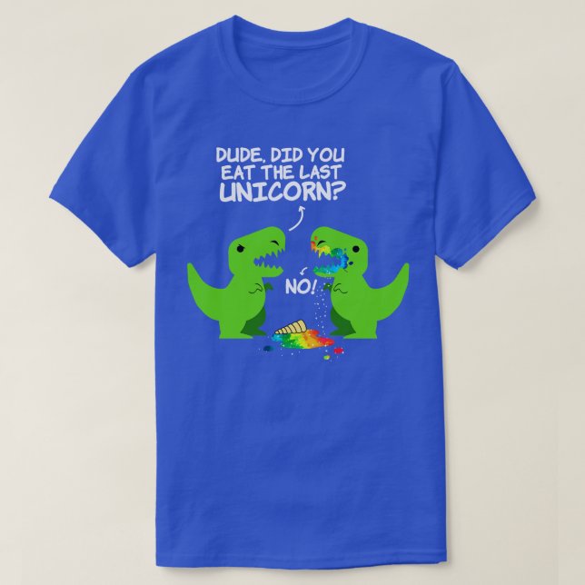 Camiseta Tío, Comiste El Último Unicornio (Diseño del anverso)