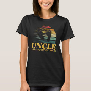 Camiseta Tío Como Un Papá Pero Muy Fresco Hombres Decoració