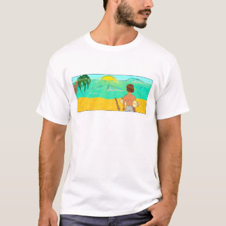Camiseta Tío con tabla de surf de Zeb