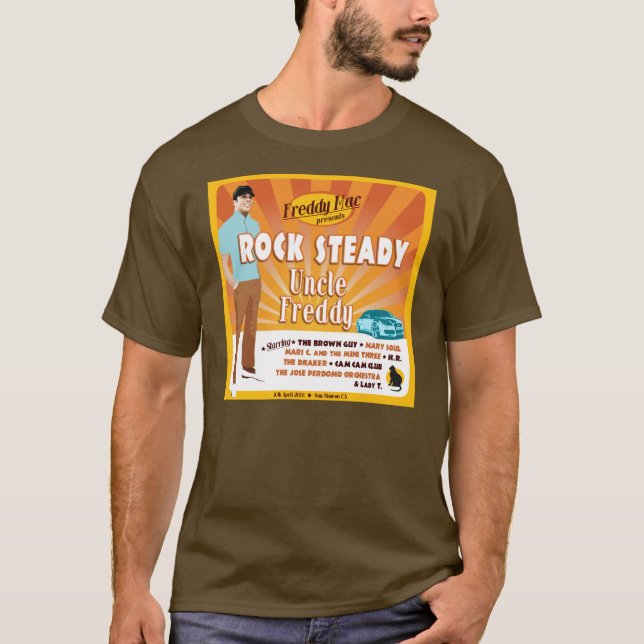 Camiseta Tío constante Freddy de la roca (Anverso)