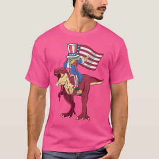 Camiseta Tío Dabbing Sam Riding Amerisaurus T Rex 4 De