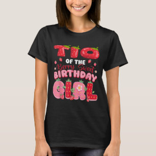 Camiseta Tío De Berry Sweet Birthday Chica Strawberry Pa