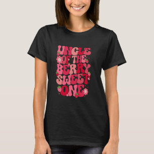 Camiseta Tío De Berry Sweet One Strawberry First Birt