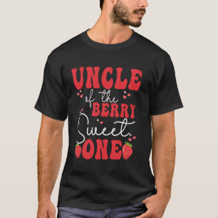 Camiseta Tío De Berry Sweet One Strawberry First Birt