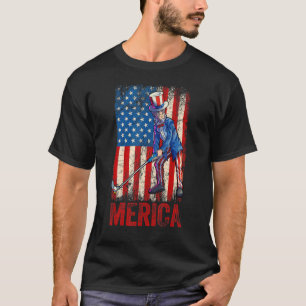 Camiseta Tío De Golf Sam 4 De Julio Niños Estadounidenses