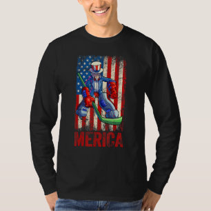 Camiseta Tío De Hockey Sam 4 De Julio Niños Estadounidenses