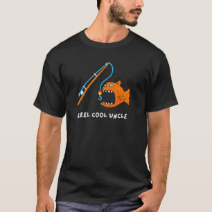 Camiseta Tío de hombres Pescar broma y sarcasmo Naranja Pez