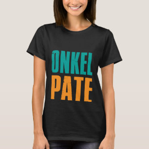 Camiseta tío de impresión trasera padrino héroe padrino sob