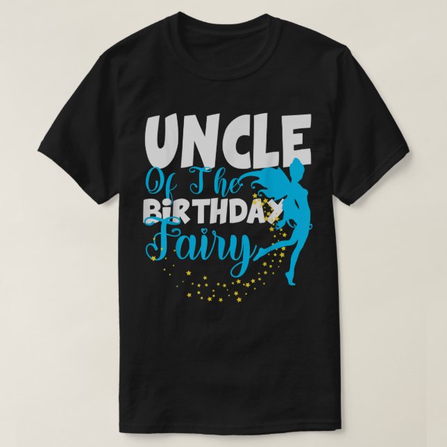 Camiseta Tío de la Brigada de Cumpleaños de la Fantasía de  (Diseño del anverso)