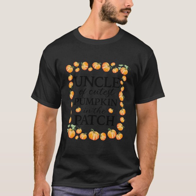 Camiseta Tío De La Calabaza Más Cuidadosa En La Caída Del P (Anverso)