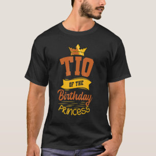 Camiseta Tío De La Celebración De La Princesa De Cumpleaños
