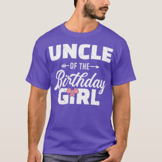Camiseta Tío de la hija de cumpleaños chica que se parece a