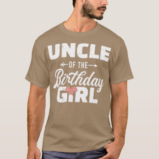 Camiseta Tío de la hija de cumpleaños chica que se parece a