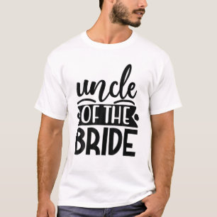 Camiseta Tío de la novia con traje de boda y soltero P