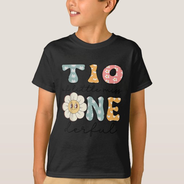Camiseta Tío De La Pequeña Miss Maravillosa Chica De Primer (Anverso)
