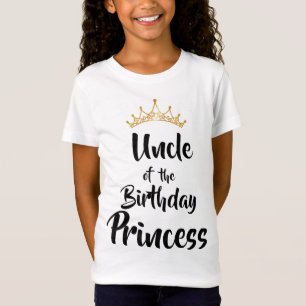 Camiseta Tío De La Princesa De Cumpleaños Familia Que Coinc