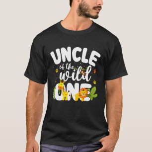 Camiseta Tío de la salvaje Selva de Safari de cumpleaños de