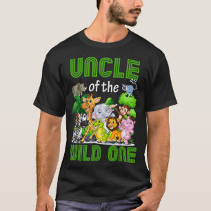 Camiseta Tío de la salvaje Selva de Safari de cumpleaños de