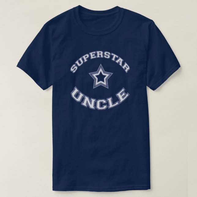 Camiseta Tío de la superestrella (Diseño del anverso)
