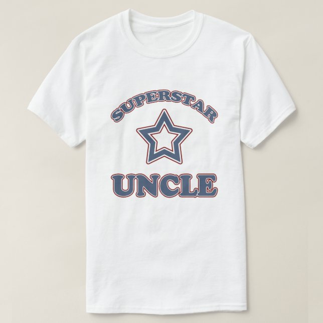 Camiseta Tío de la superestrella (Diseño del anverso)