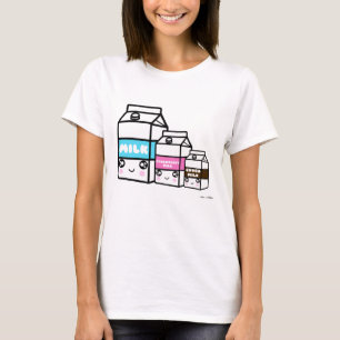 Camiseta Tío de leche de Kawaii dulce lechal Japón Yum Food