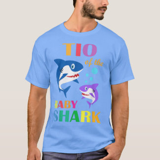 Camiseta Tío De Los Bebés Navidades Del Tiburón Tiburón De