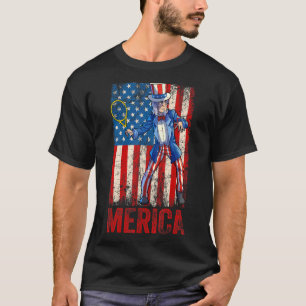 Camiseta Tío De Tenis Sam 4 De Julio Niños Estadounidenses
