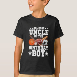 Camiseta Tío de todas las estrellas del niño del cumpleaños