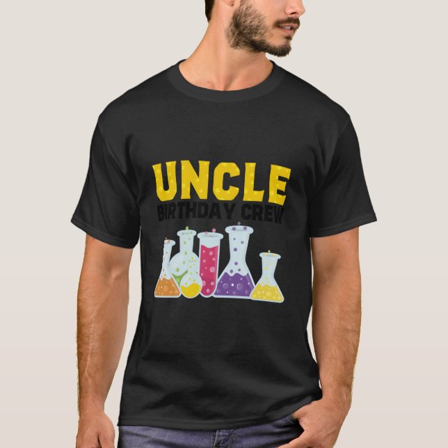 Camiseta Tío Del Asistente Del Laboratorio De Ciencia De Cu (Anverso)