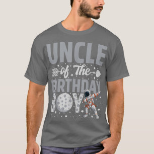 Camiseta Tío Del Astronauta De Cumpleaños Tema Espacial Bd