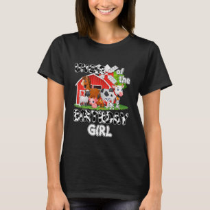 Camiseta Tío Del Chica De Cumpleaños Granja De Vacas Nacida