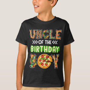 Camiseta Tío del cumpleaños del niño amante de la pizza fie